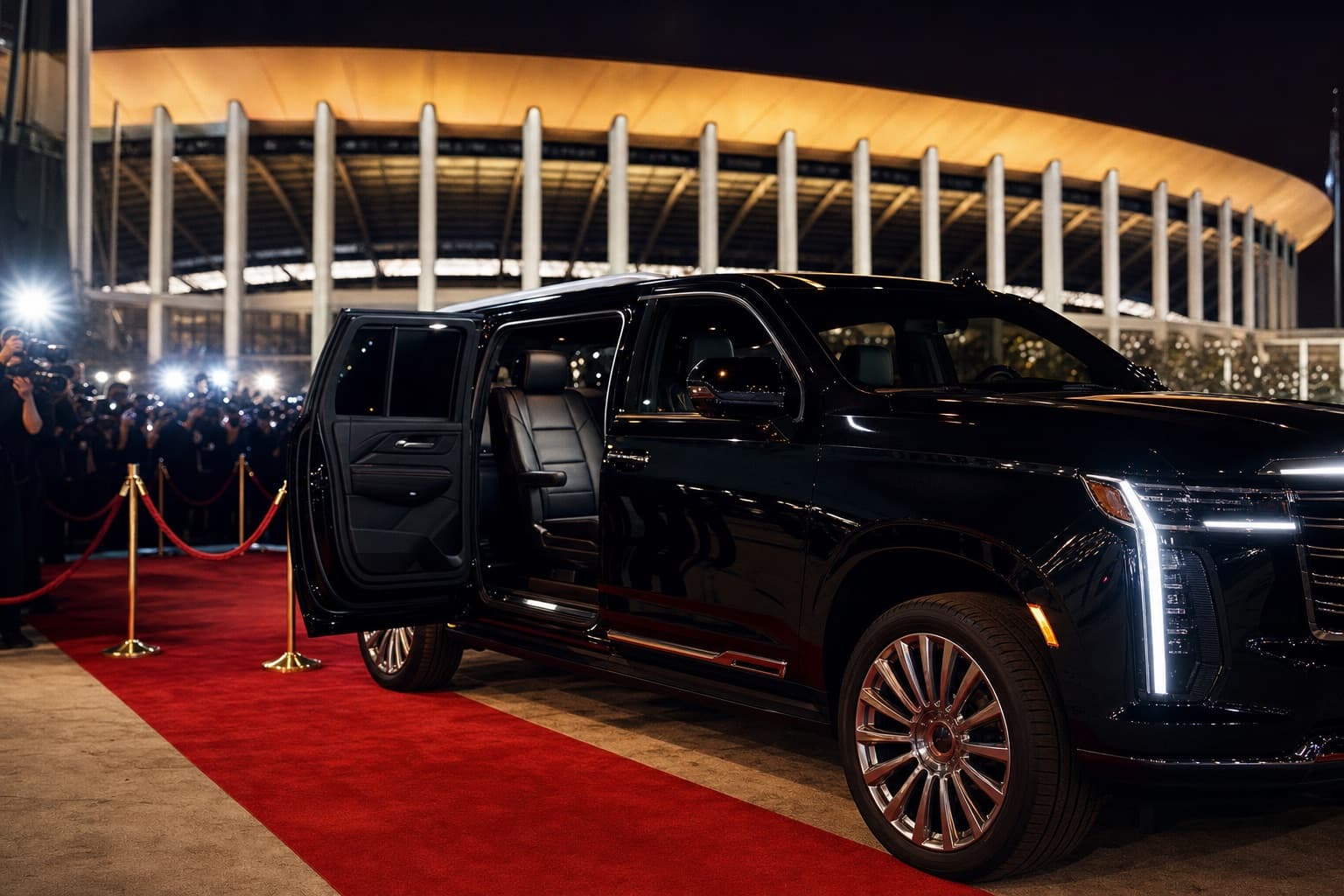 Luxury transportation for LA events and red carpet